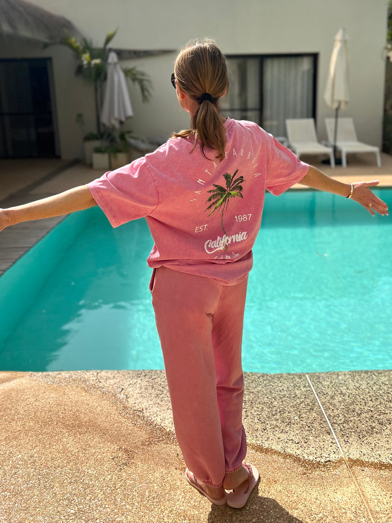 T SHIRT Palmier Rose 🩷🌴