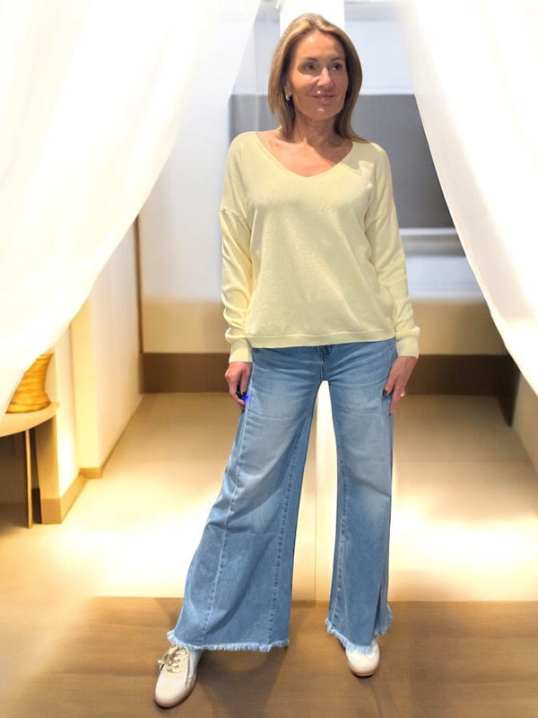 Pull Lola Jaune pastel