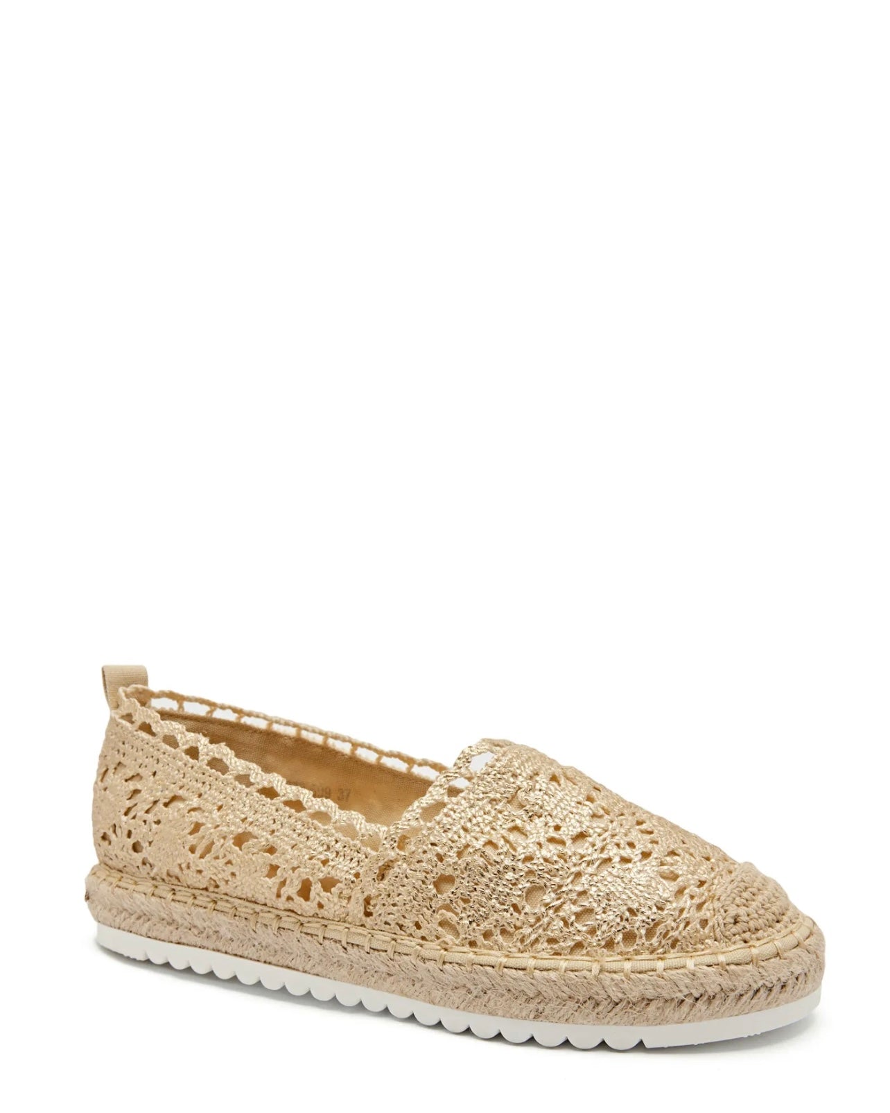 Espadrilles brodées gold ✨