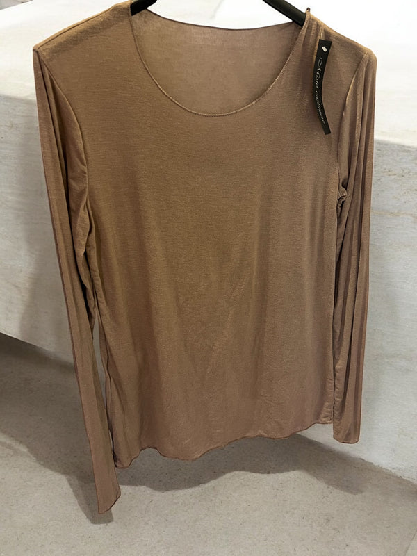 Top cachemire Taupe