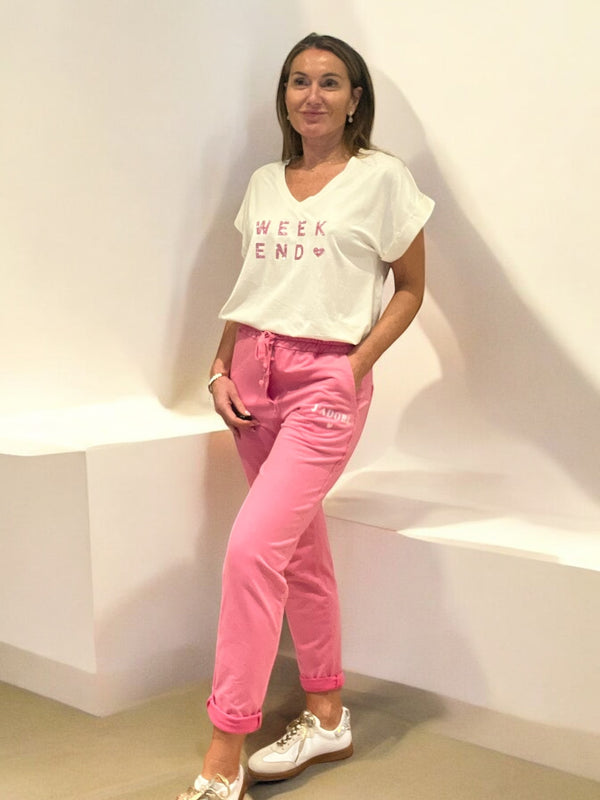 Pantalon j’adore fushia 🩷