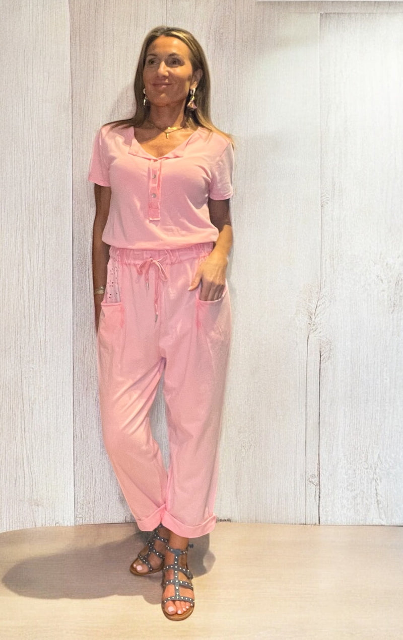 Pantalon Lagoon rose🌸