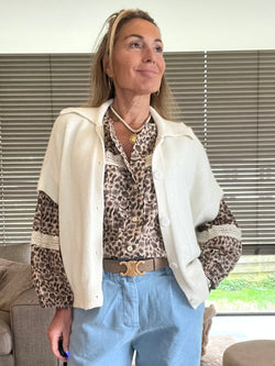 Gilet Vanille écru
