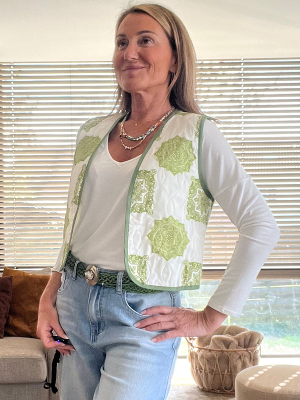 Gilet Roza vert💚