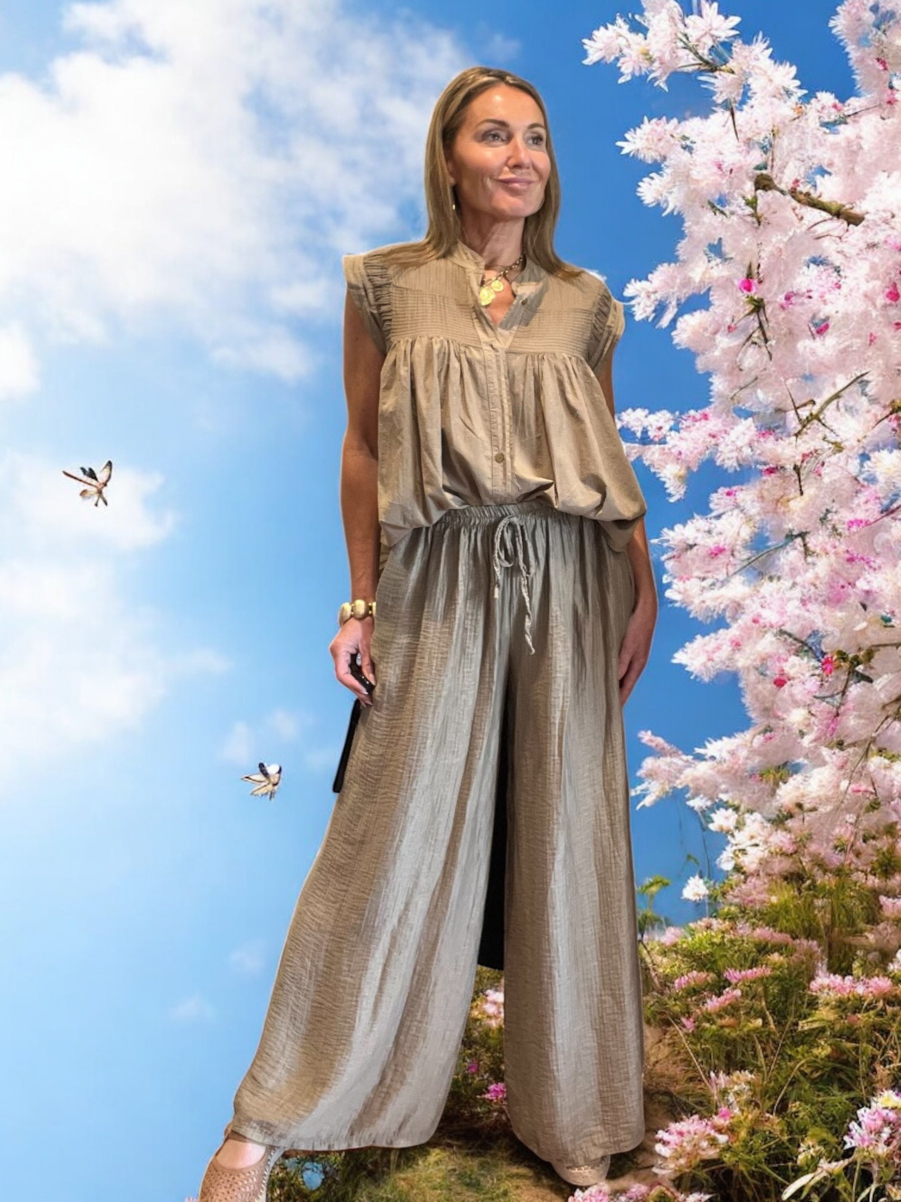 Pantalon Mary Camel
