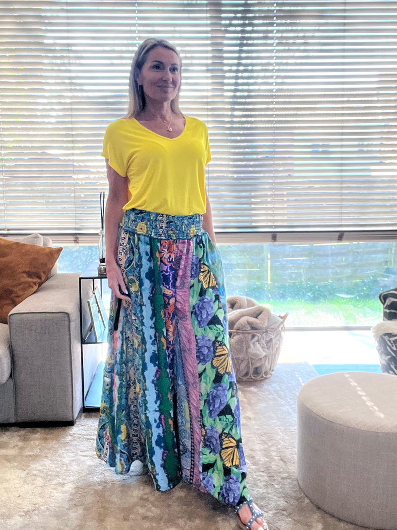 Pantalon patchwork 2