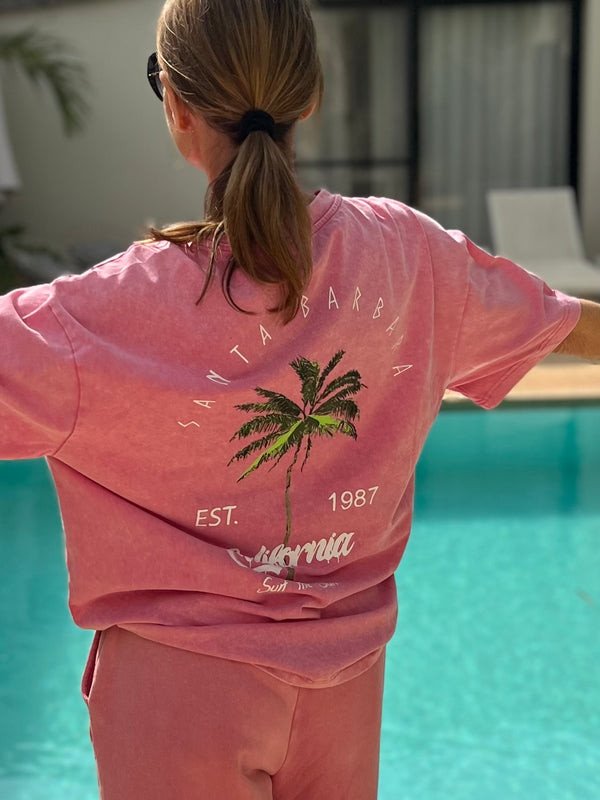 T SHIRT Palmier Rose 🩷🌴