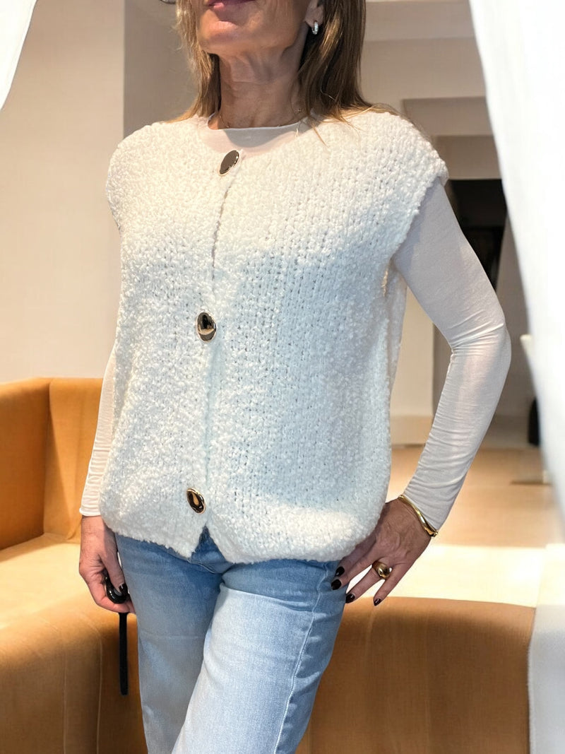 Gilet Bora blanc