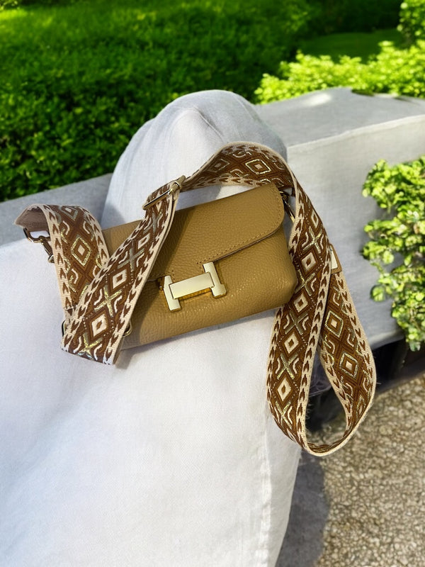 Sac à bandoulière Taupe