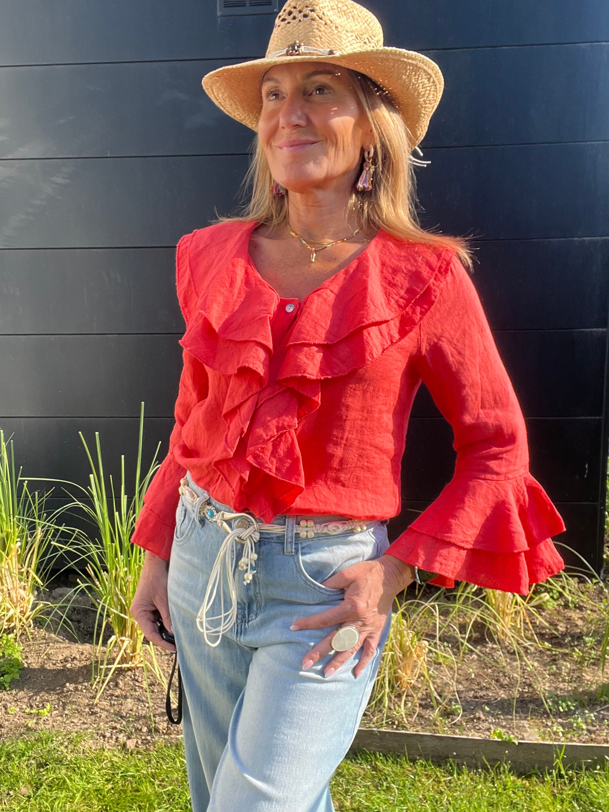 Chemisier Yvette corail 🪸