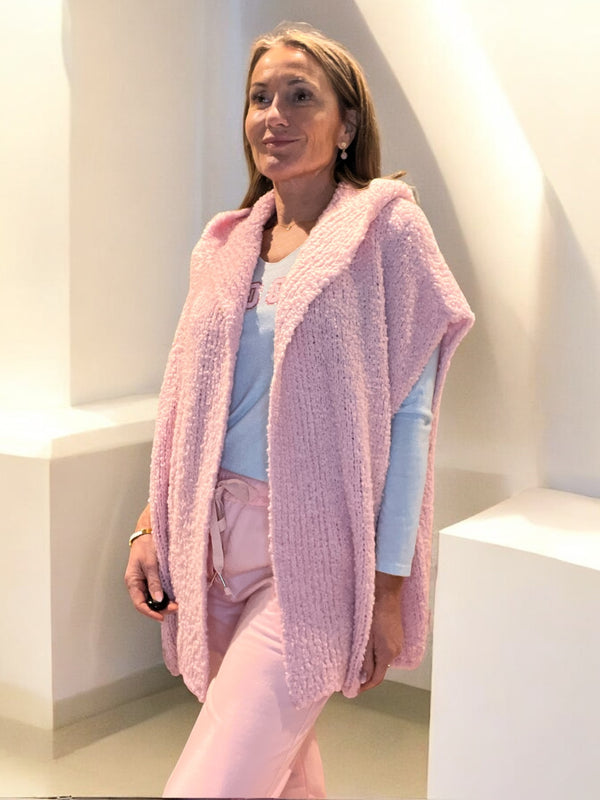 Gilet Cap Star rose