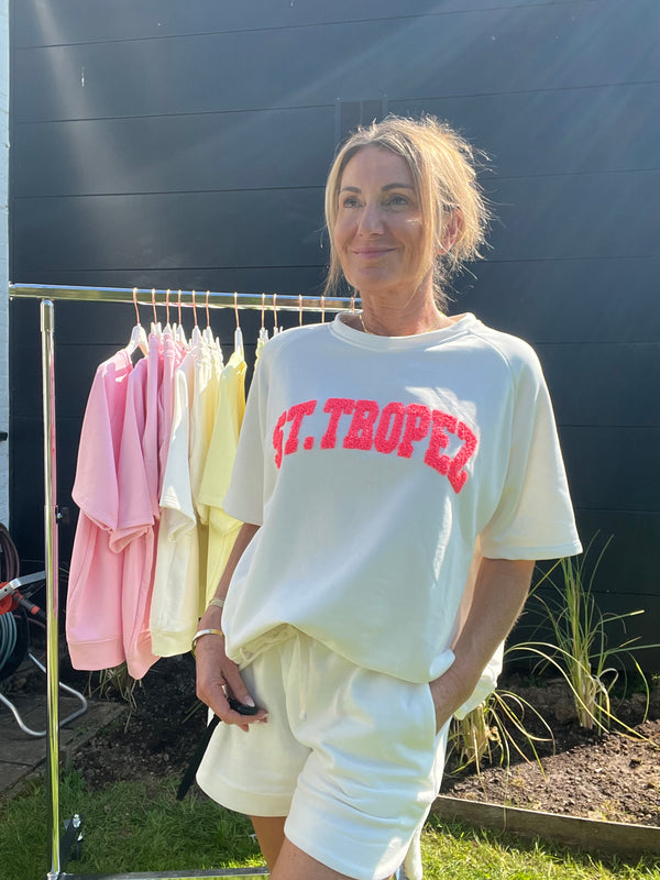 Sweat St Tropez crème 🌴