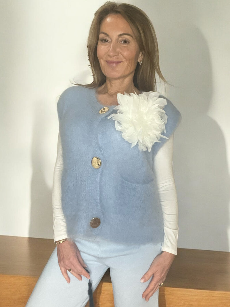 Gilet Tacha bleu