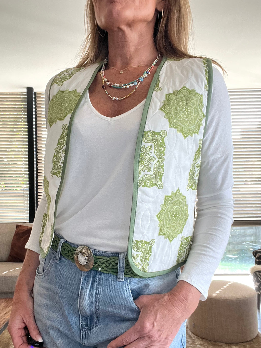 Gilet Roza vert💚