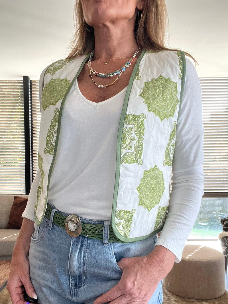 Gilet Roza vert💚