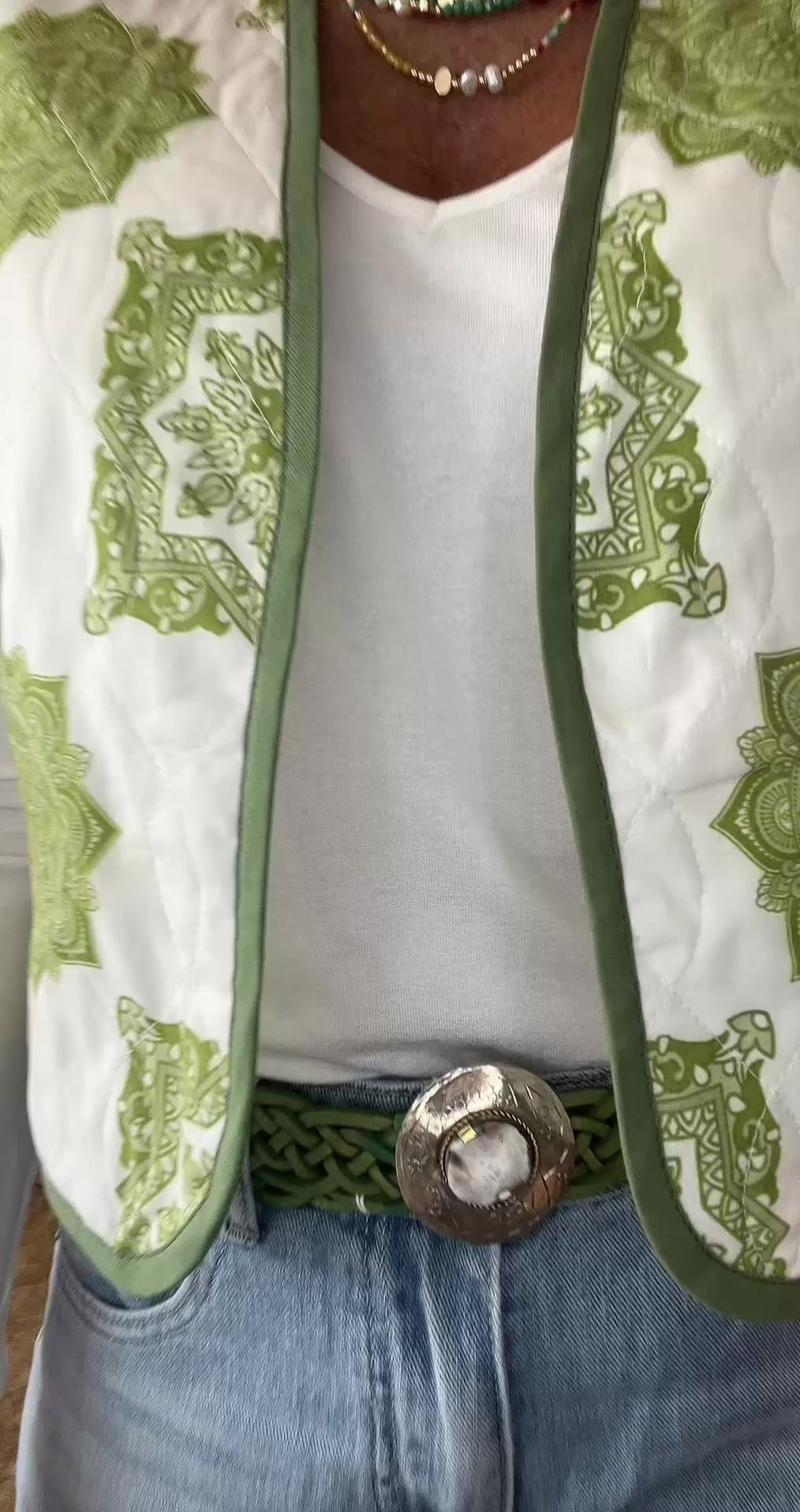 Gilet Roza vert💚